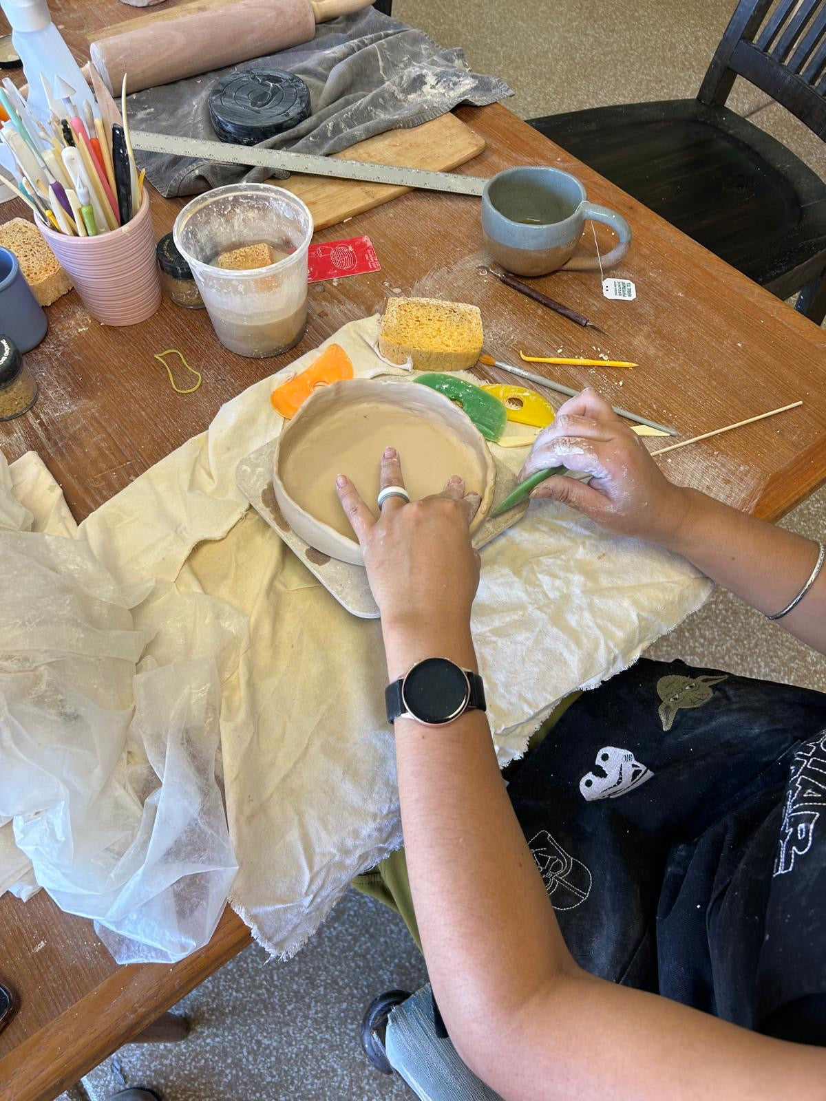 Kids Handbuilding Pottery Workshop with Rocio Every Tuesday 2pm-3:30