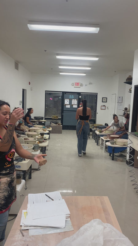 Friday ladies night pottery wheel class at Animal House Pottery in Las Vegas, NV
